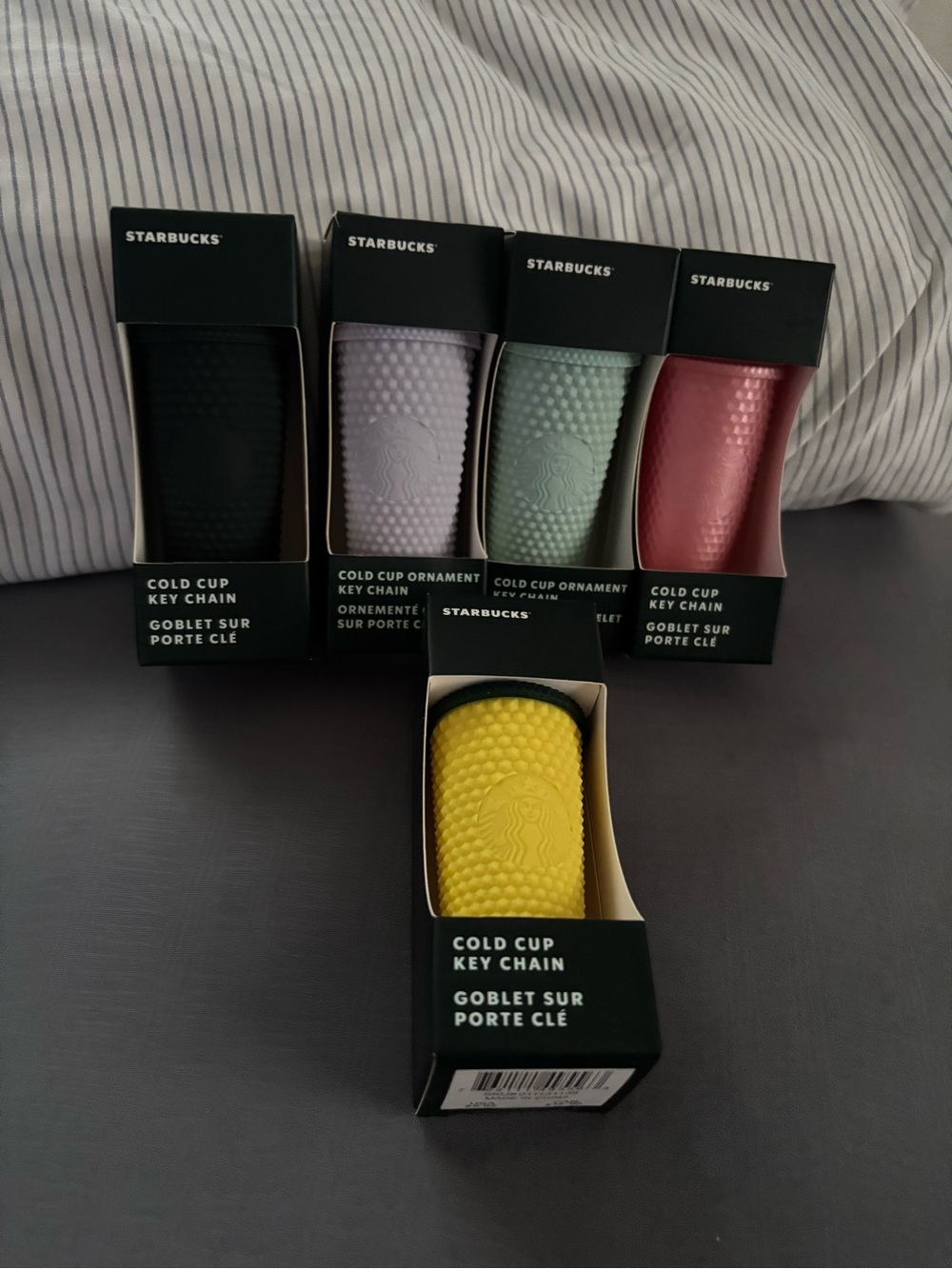 Starbucks cold cup keychain bundle